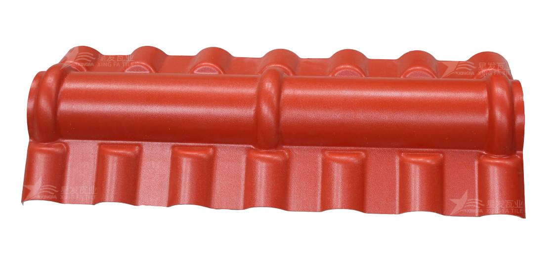 關(guān)于合成樹脂瓦正脊瓦寬度、規(guī)格、形狀的介紹。